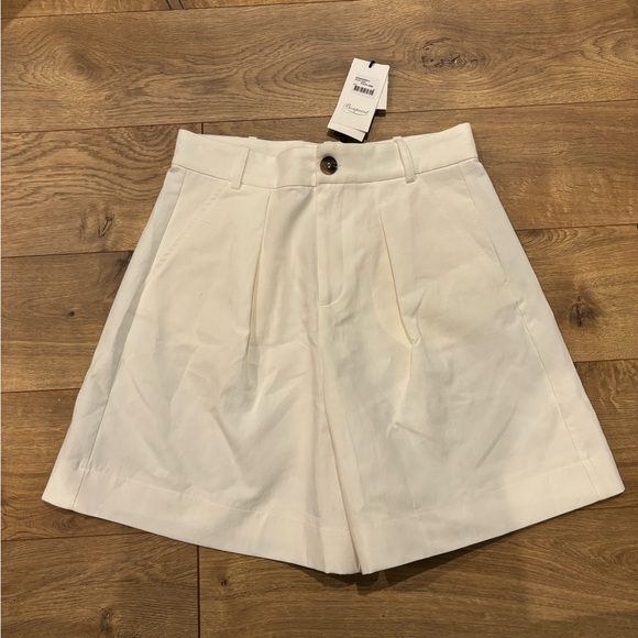 Bonpoint White cotton trouser shorts - Picture 3 of 3